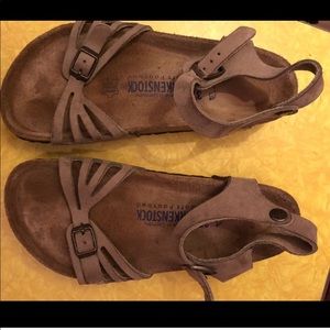 Suede Birkenstock-size 37